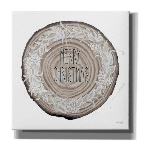 Image of 'Woodland Merry Christmas Wreath' by Cindy Jacobs, Canvas Wall Art