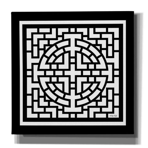 Image of 'Black & White Geo I' by Cindy Jacobs, Canvas Wall Art