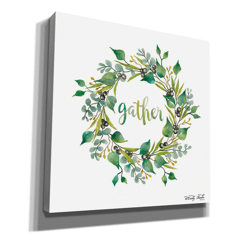 Image of 'Gather Eucalyptus Wreath' by Cindy Jacobs, Canvas Wall Art