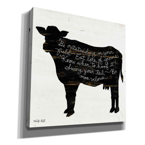Image of 'Cow - Be Outstanding' by Cindy Jacobs, Canvas Wall Art