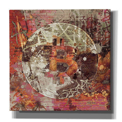 Image of 'Bitcoin Coin Art 6' by Irena Orlov, Canvas Wall Art