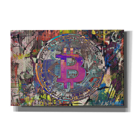 Image of 'Bitcoin Coin 1' by Irena Orlov, Canvas Wall Art