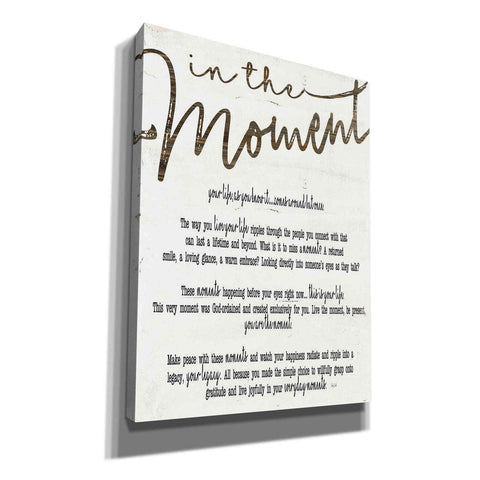 Image of 'In The Moment' by Cindy Jacobs, Canvas Wall Art