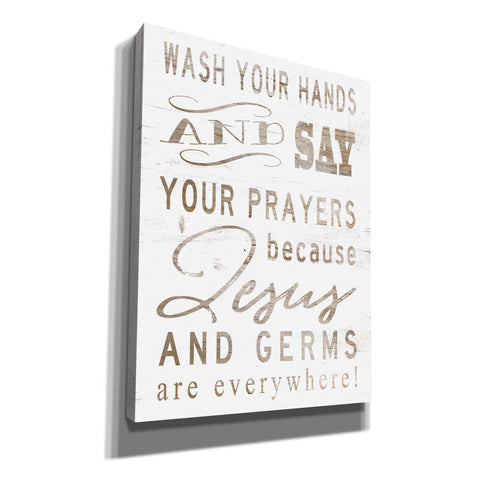 Image of 'Wash Your Hands' by Cindy Jacobs, Canvas Wall Art