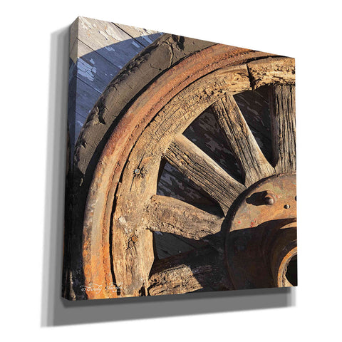 Image of 'Old Wheel I' by Cindy Jacobs, Canvas Wall Art