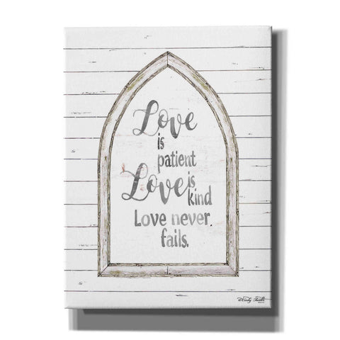 Image of 'Love is Patient Arch' by Cindy Jacobs, Canvas Wall Art