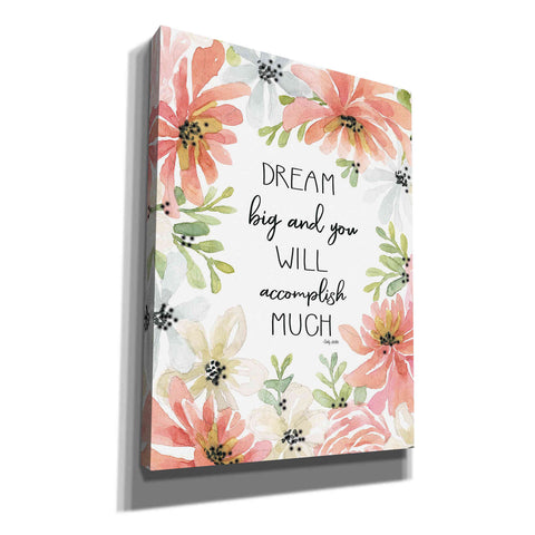 Image of 'Floral Dream Big' by Cindy Jacobs, Canvas Wall Art