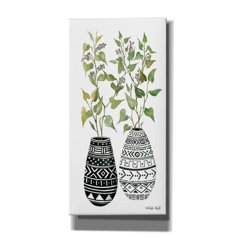 Image of 'Mud Cloth Vase IV' by Cindy Jacobs, Canvas Wall Art
