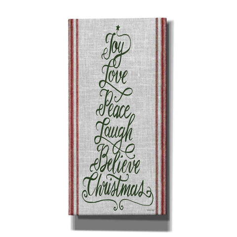 Image of 'Christmas Word Tree II' by Cindy Jacobs, Canvas Wall Art