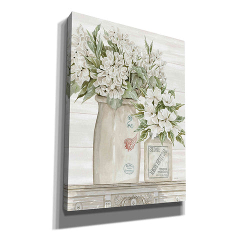 Image of 'Floral Country Crocks' by Cindy Jacobs, Canvas Wall Art