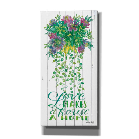 Image of 'Love Makes a Home Hanging Plant' by Cindy Jacobs, Canvas Wall Art