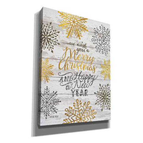 Image of 'Merry Christmas and Happy New Year' by Cindy Jacobs, Canvas Wall Art