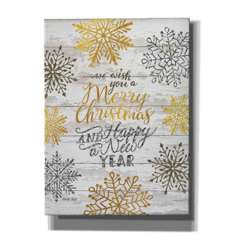 Image of 'Merry Christmas and Happy New Year' by Cindy Jacobs, Canvas Wall Art