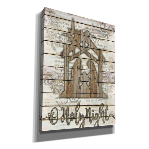 Image of 'O Holy Night Manger' by Cindy Jacobs, Canvas Wall Art