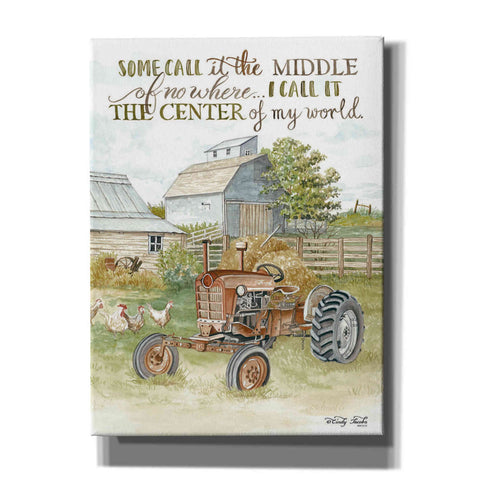 Image of 'Center of My World' by Cindy Jacobs, Canvas Wall Art