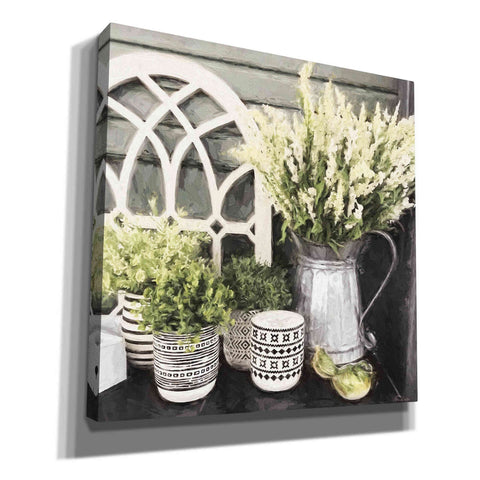 Image of 'Black and Green Still Life' by Lori Deiter, Canvas Wall Art