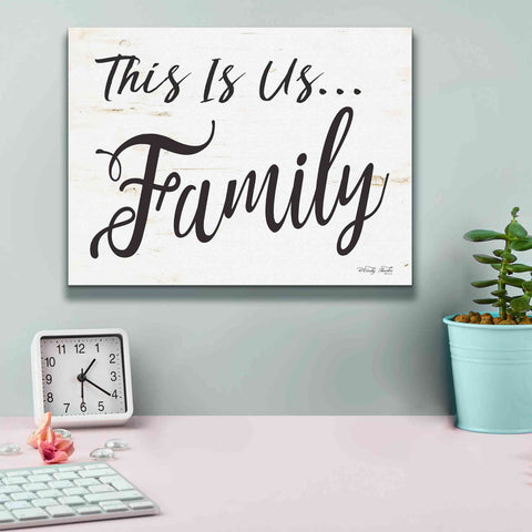 Image of 'This is us…Family' by Cindy Jacobs, Canvas Wall Art,16 x 12