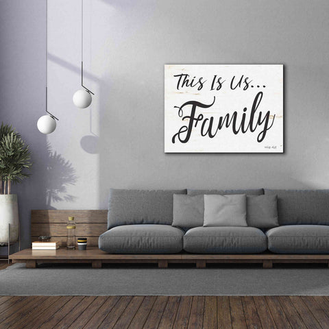 Image of 'This is us…Family' by Cindy Jacobs, Canvas Wall Art,54 x 40