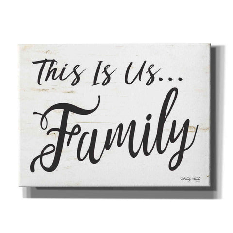 Image of 'This is us…Family' by Cindy Jacobs, Canvas Wall Art