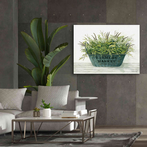 Image of 'Farmer's Market Vintage 1848' by Cindy Jacobs, Canvas Wall Art,54 x 40