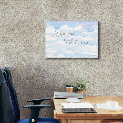 Image of 'Let Him Sleep' by Cindy Jacobs, Canvas Wall Art,26 x 18