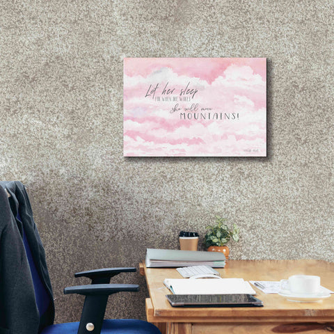 Image of 'Let Her Sleep' by Cindy Jacobs, Canvas Wall Art,26 x 18
