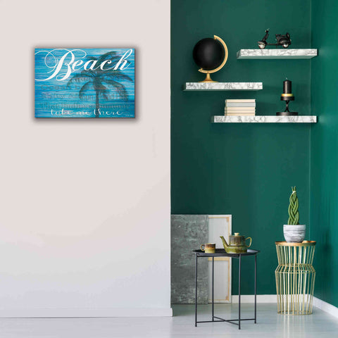 Image of 'Beach - Take Me There' by Cindy Jacobs, Canvas Wall Art,26 x 18