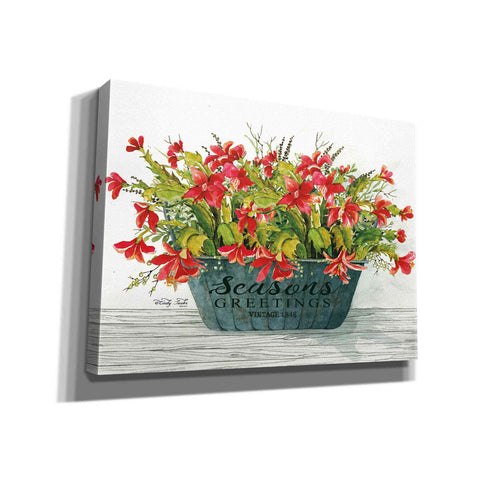 Image of 'Seasons Greetings Pot' by Cindy Jacobs, Canvas Wall Art