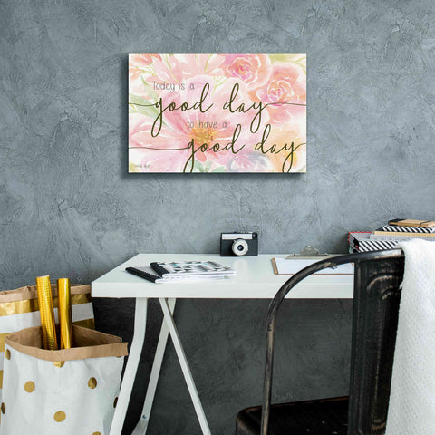 Image of 'Floral Good Day' by Cindy Jacobs, Canvas Wall Art,18 x 12