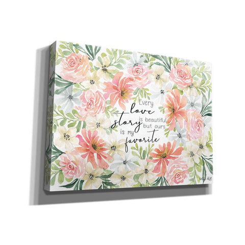 Image of 'Floral Love Story' by Cindy Jacobs, Canvas Wall Art
