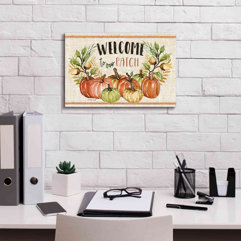 Image of 'Welcome to Our Patch' by Cindy Jacobs, Canvas Wall Art,18 x 12