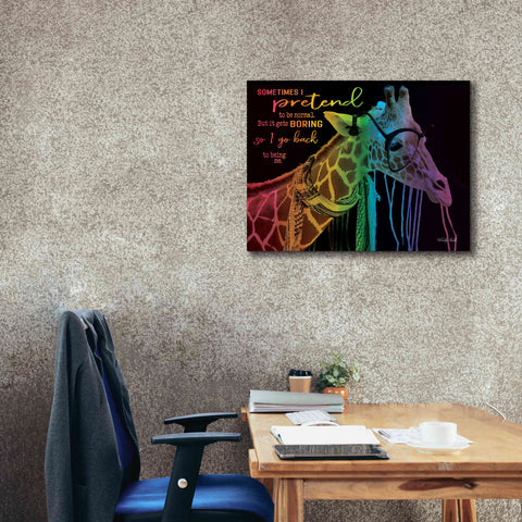 Image of 'Sometimes I Pretend' by Cindy Jacobs, Canvas Wall Art,34 x 26