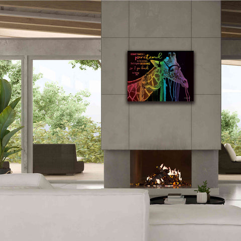 Image of 'Sometimes I Pretend' by Cindy Jacobs, Canvas Wall Art,34 x 26