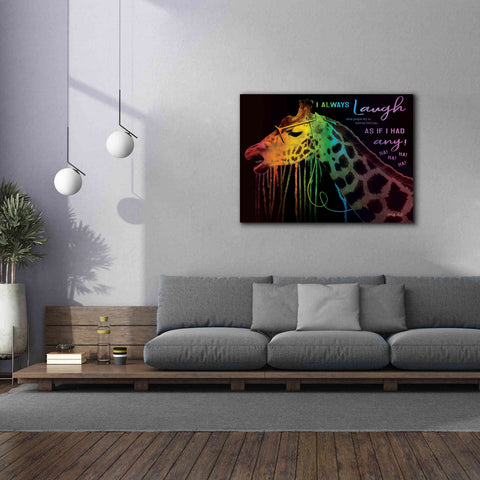 Image of 'I Always Laugh' by Cindy Jacobs, Canvas Wall Art,54 x 40