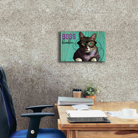 Image of 'Boss Babe' by Cindy Jacobs, Canvas Wall Art,18 x 12