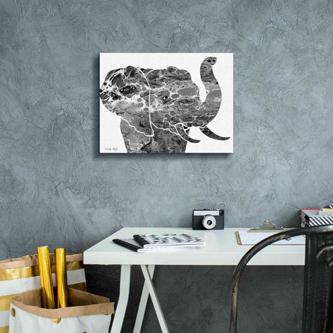 Image of 'Bright Elephant' by Cindy Jacobs, Canvas Wall Art,16 x 12