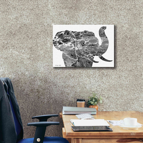 Image of 'Bright Elephant' by Cindy Jacobs, Canvas Wall Art,24 x 20