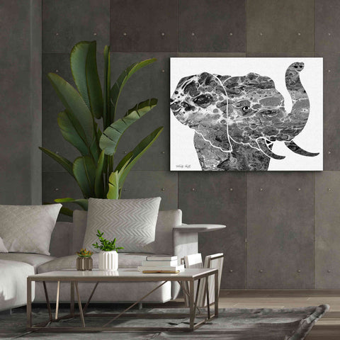 Image of 'Bright Elephant' by Cindy Jacobs, Canvas Wall Art,54 x 40