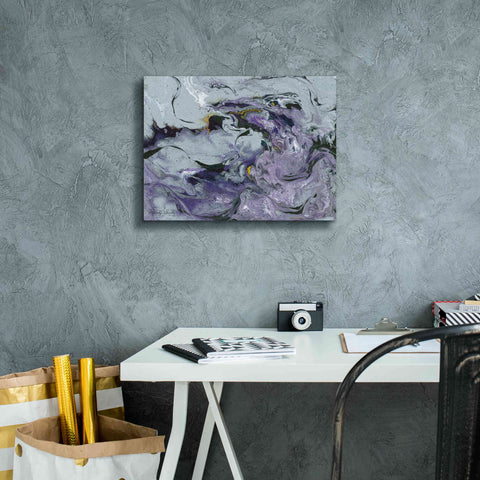 Image of 'Abstract in Purple IV' by Cindy Jacobs, Canvas Wall Art,16 x 12