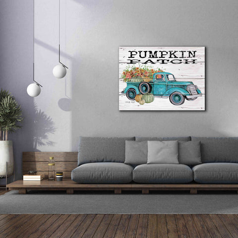 Image of 'Pumpkin Patch Truck' by Cindy Jacobs, Canvas Wall Art,54 x 40