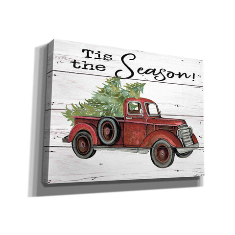 Image of 'Tis the Season Red Truck' by Cindy Jacobs, Canvas Wall Art