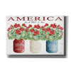 'America Glass Jars' by Cindy Jacobs, Canvas Wall Art