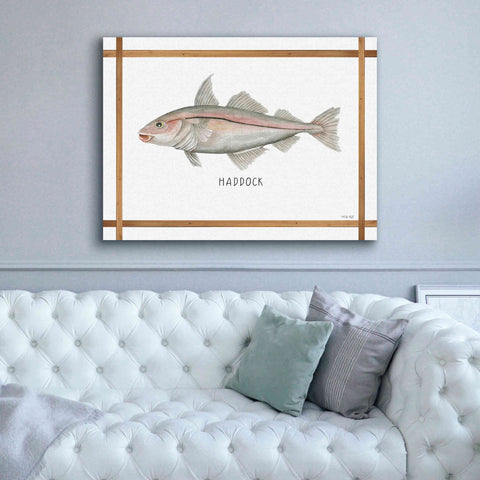 Image of 'Haddock on White' by Cindy Jacobs, Canvas Wall Art,54 x 40