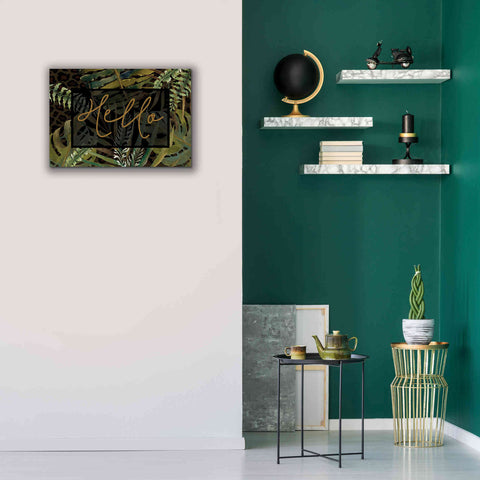 Image of 'Tropical Hello' by Cindy Jacobs, Canvas Wall Art,26 x 18