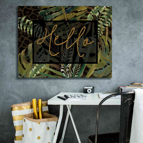 Image of 'Tropical Hello' by Cindy Jacobs, Canvas Wall Art,34 x 26