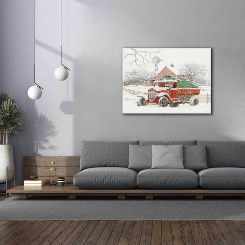 Image of 'Windmill Winter' by Cindy Jacobs, Canvas Wall Art,54 x 40