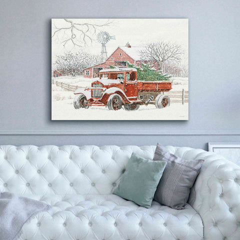 Image of 'Windmill Winter' by Cindy Jacobs, Canvas Wall Art,54 x 40