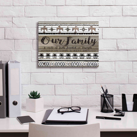 Image of 'Our Family' by Cindy Jacobs, Canvas Wall Art,16 x 12