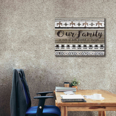 Image of 'Our Family' by Cindy Jacobs, Canvas Wall Art,34 x 26