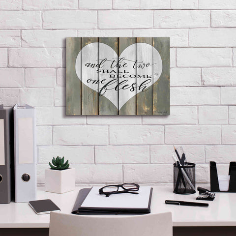 Image of 'And the Two' by Cindy Jacobs, Canvas Wall Art,16 x 12